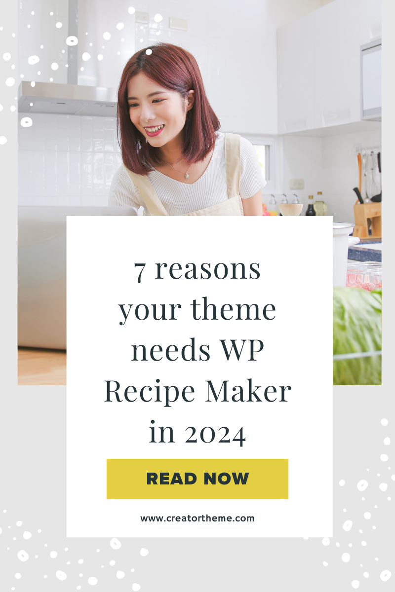 7 reasons your theme needs WP Recipe Maker in 2024